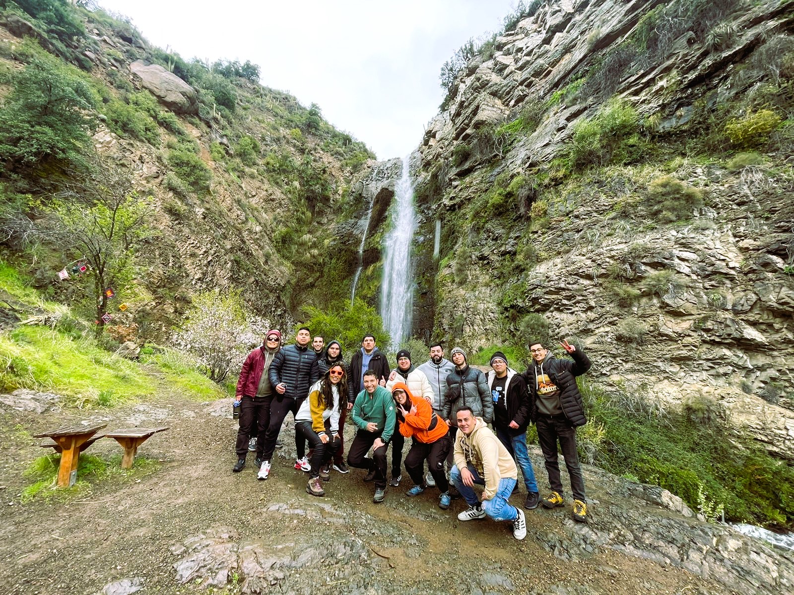 Actividad de trekking del equipo Entix